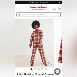 Hanna Andersson pajamas for adult